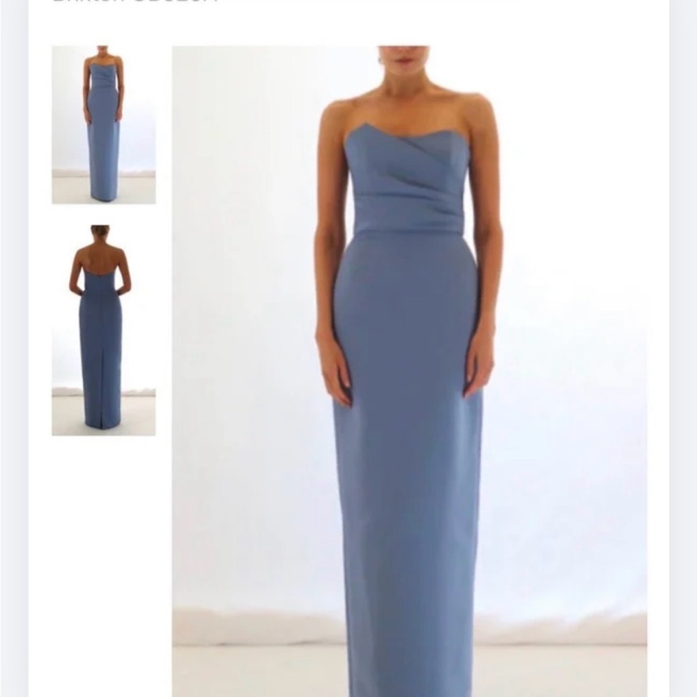 Amsale Brixton GB329A - NAVY - Size 12